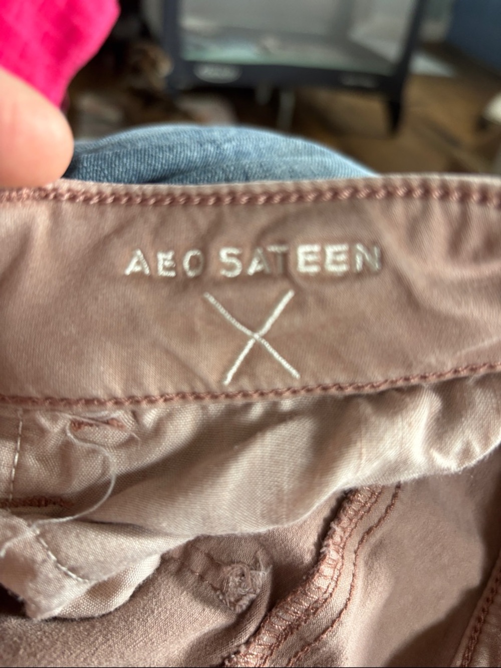 American Eagle Outfitters Blush Pink Women’s Jeggings Size 8 Super Stretch - Picture 7 of 7